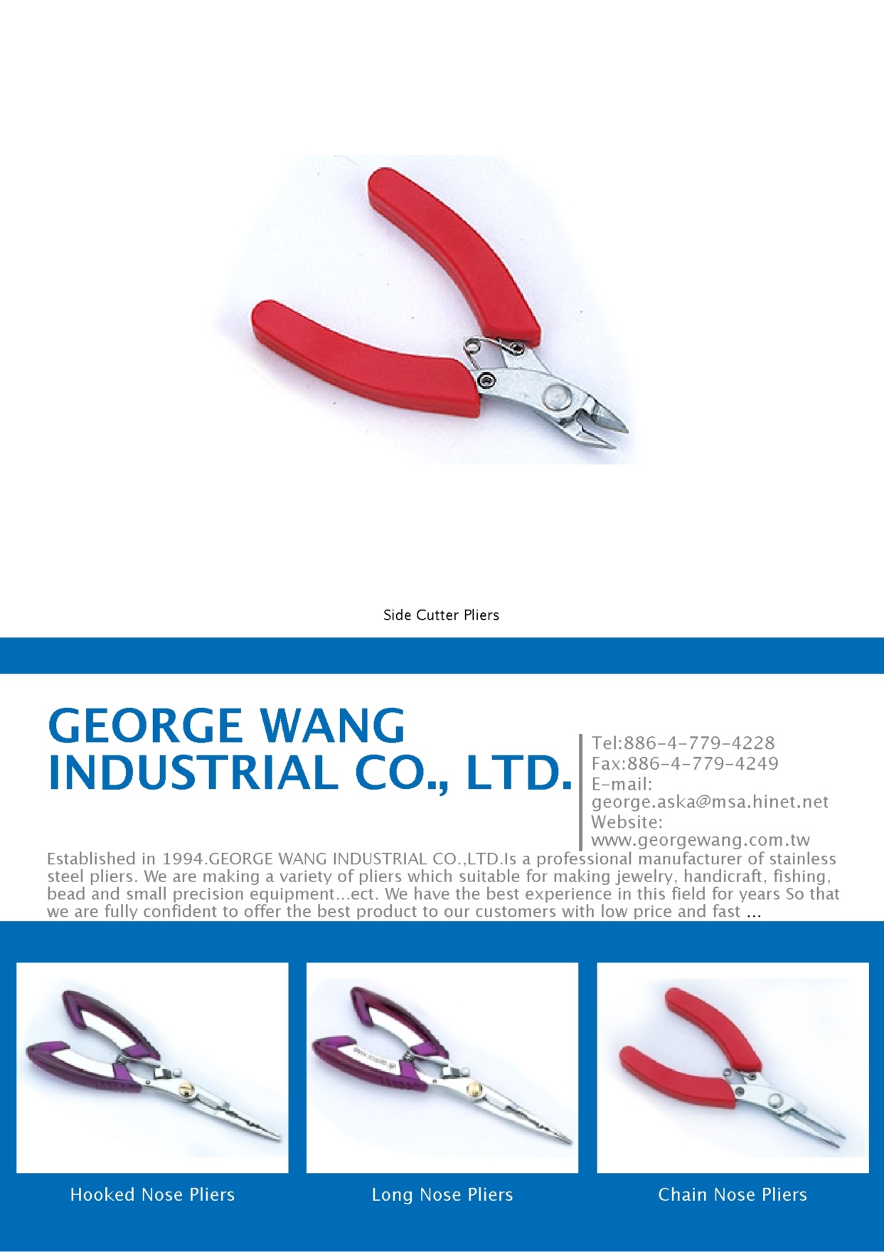 GEORGE WANG INDUSTRIAL CO., LTD.