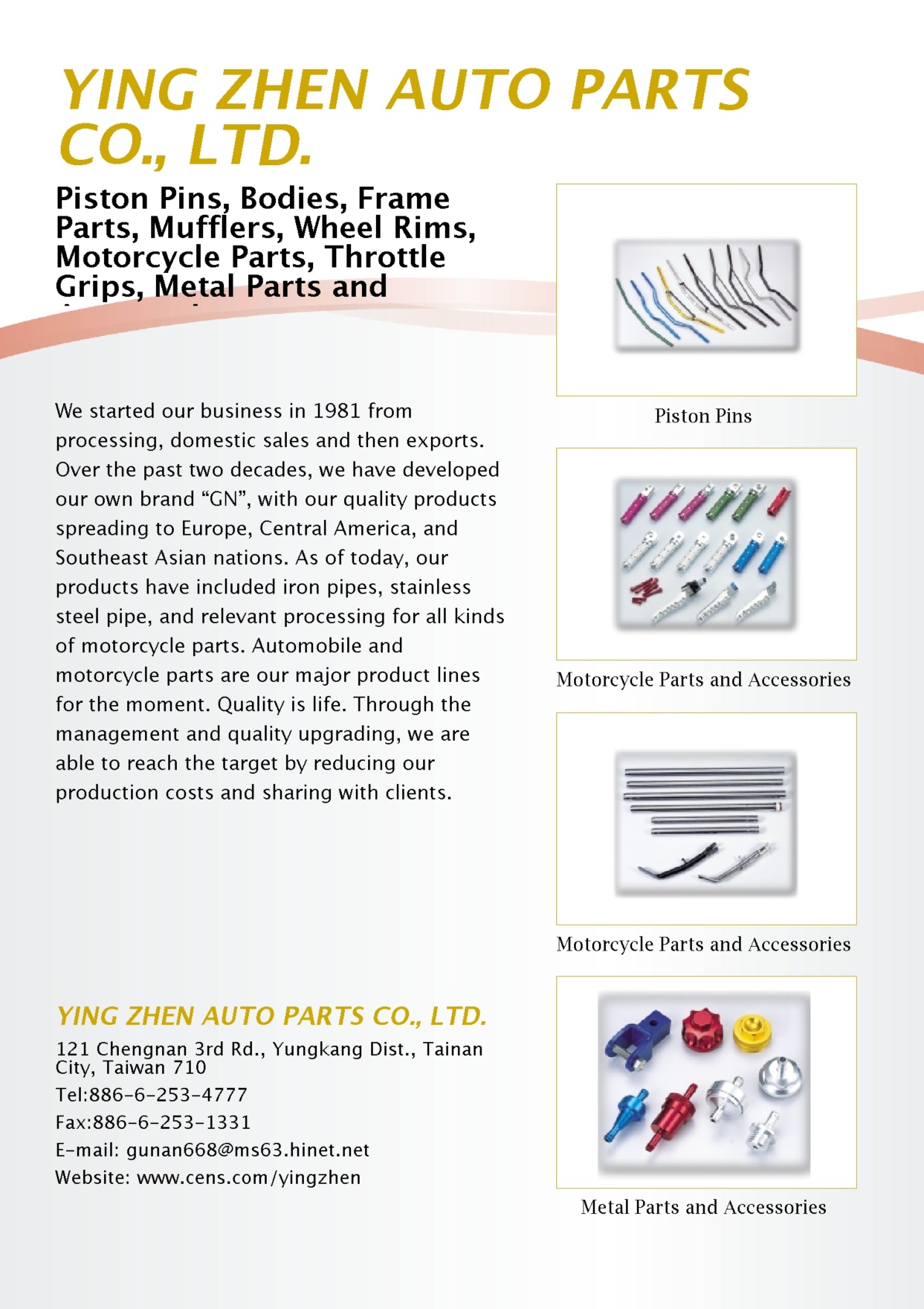 YING ZHEN AUTO PARTS CO., LTD.