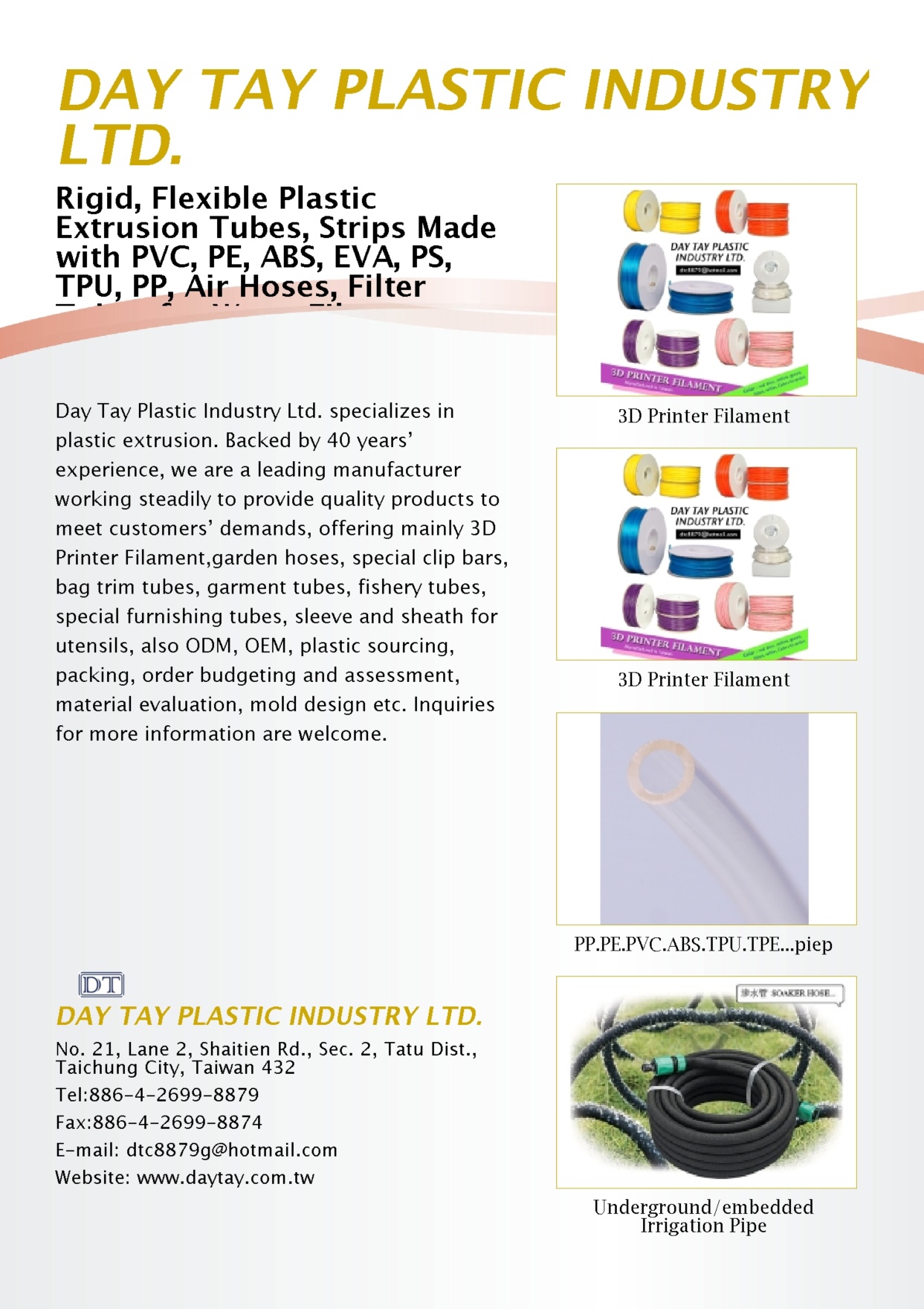 DAY TAY PLASTIC INDUSTRY LTD.