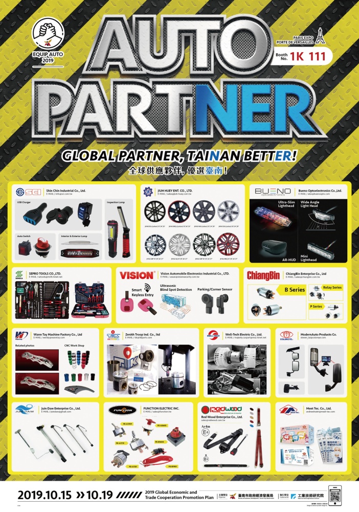 TAIWAN TAINAN SELECTED AUTO PARTS