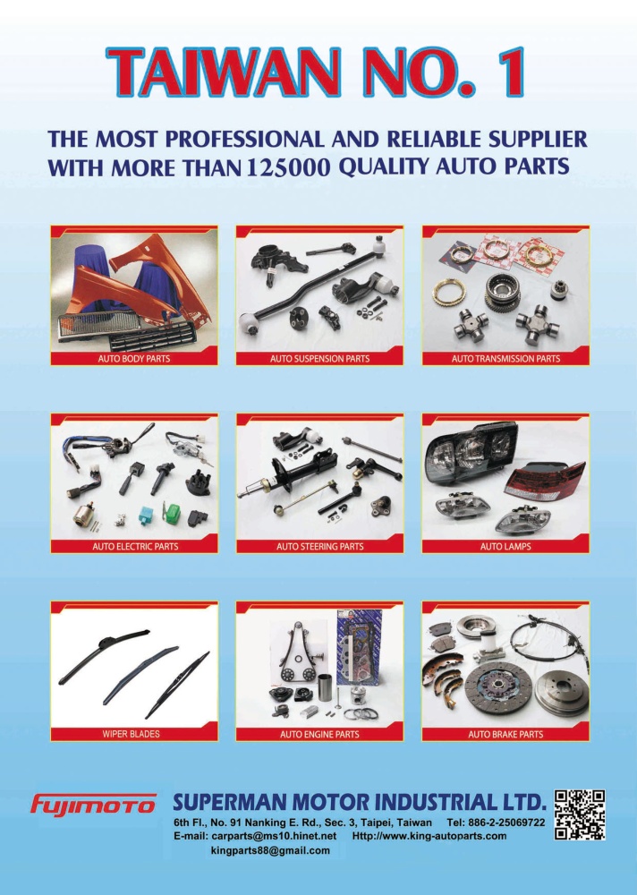 TTG-Taiwan Transportation Equipment Guide SUPERMAN MOTOR INDUSTRIAL LTD.