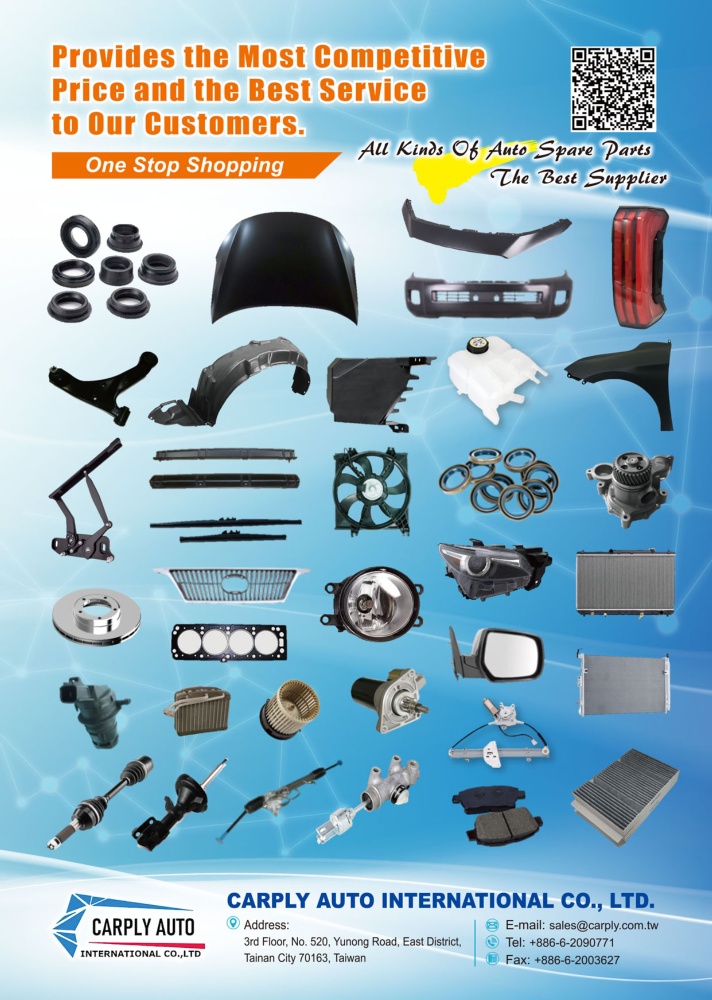 TTG-Taiwan Transportation Equipment Guide CARPLY AUTO INTERNATIONAL CO., LTD.