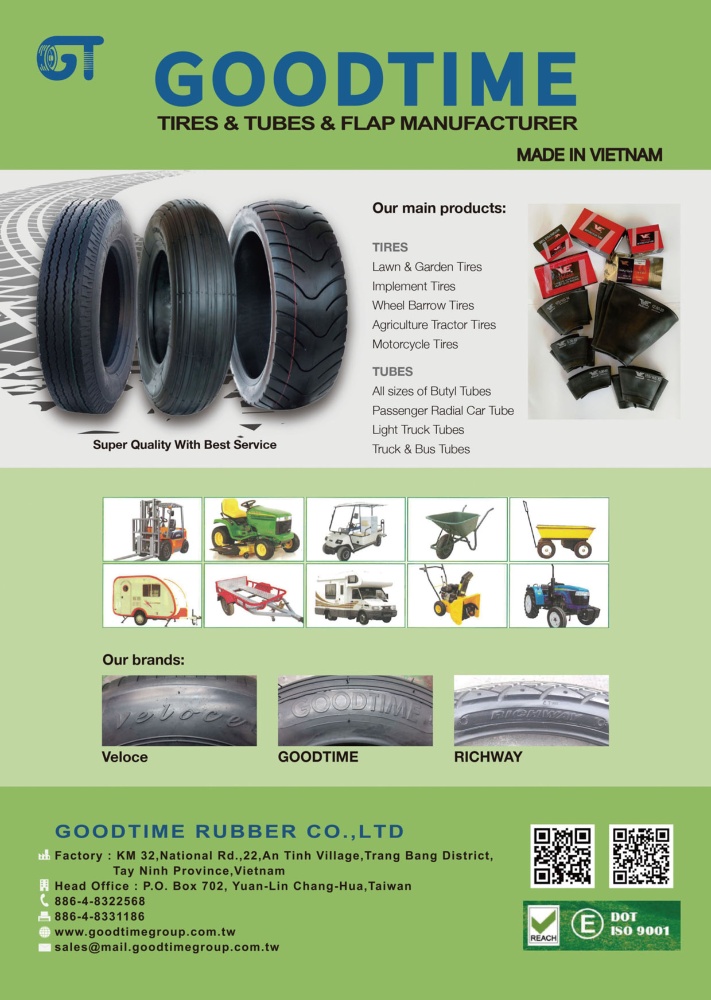 TTG-Taiwan Transportation Equipment Guide GOODTIME RUBBER CO., LTD.