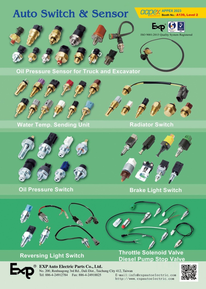 TTG-Taiwan Transportation Equipment Guide EXP AUTO ELECTRIC PARTS CO., LTD.