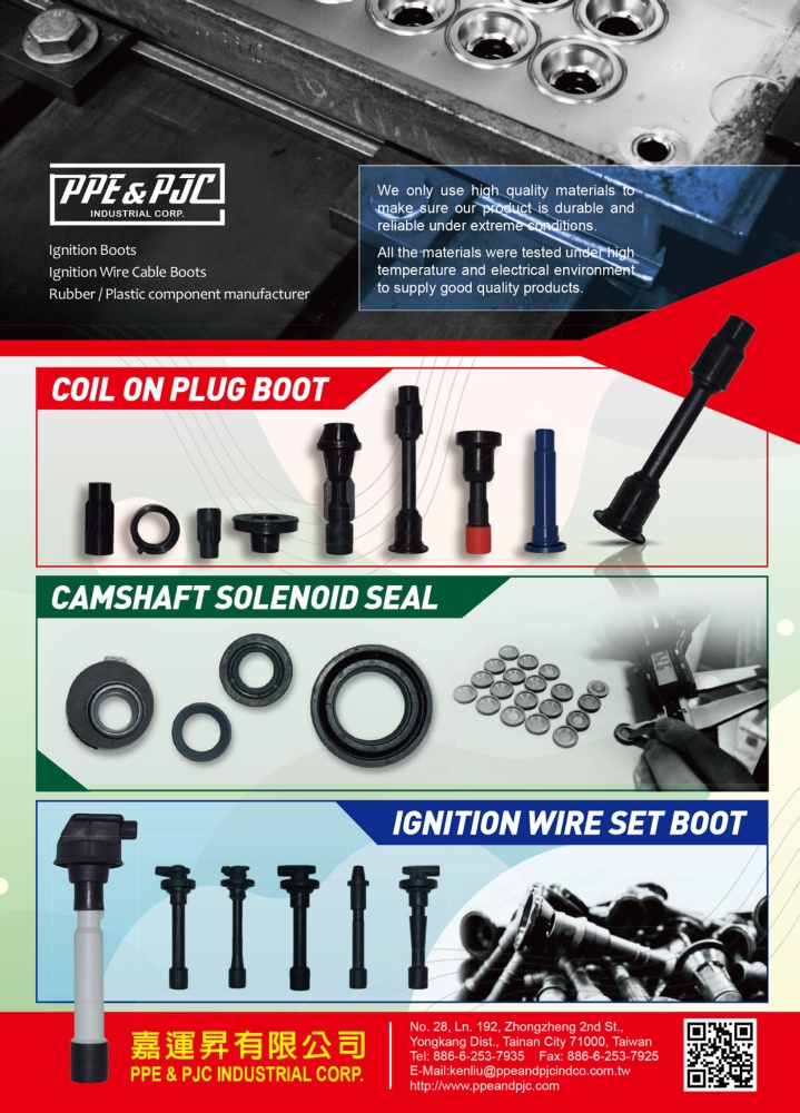 TTG-Taiwan Transportation Equipment Guide PPE & PJC INDUSTRIAL CORP.