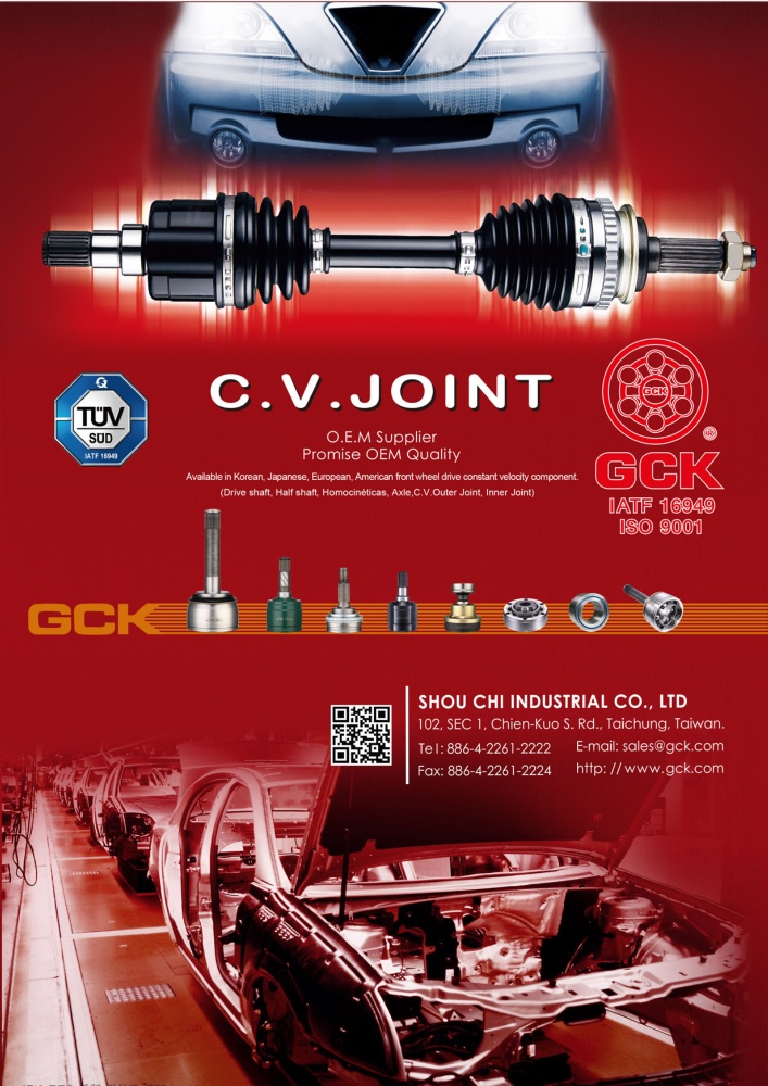 TTG-Taiwan Transportation Equipment Guide SHOU CHI INDUSTRIAL CO., LTD.