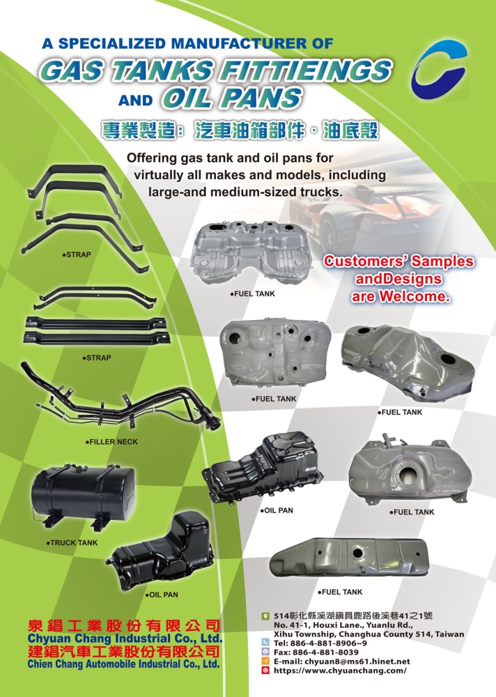 TTG-Taiwan Transportation Equipment Guide CHYUAN CHANG INDUSTRIAL CO., LTD.