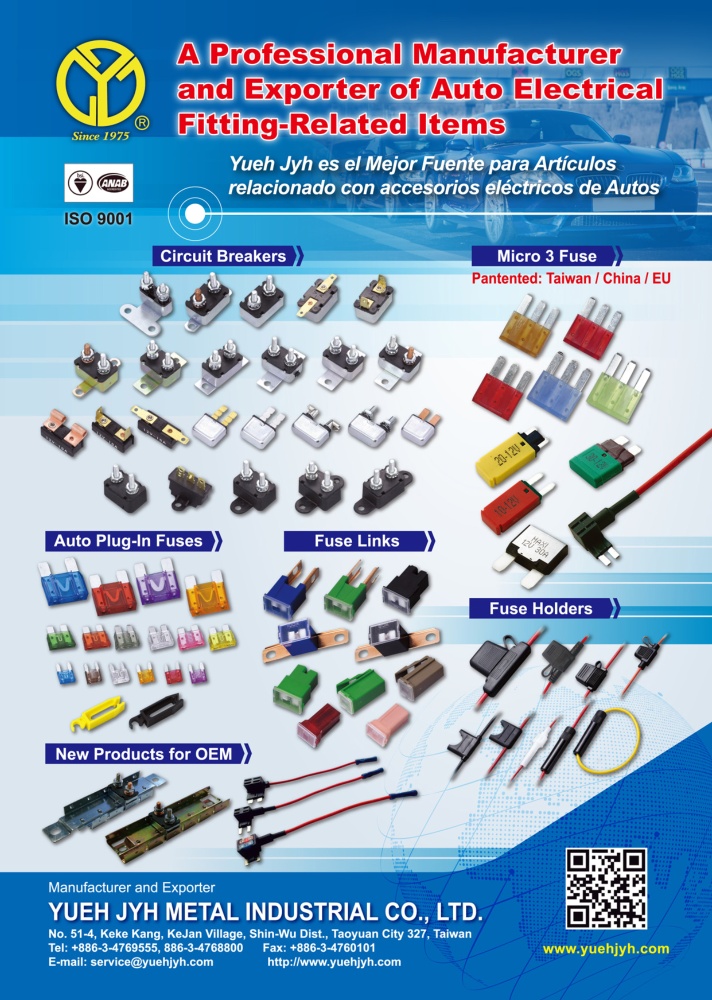 TTG-Taiwan Transportation Equipment Guide YUEH JYH METAL INDUSTRIAL CO., LTD.
