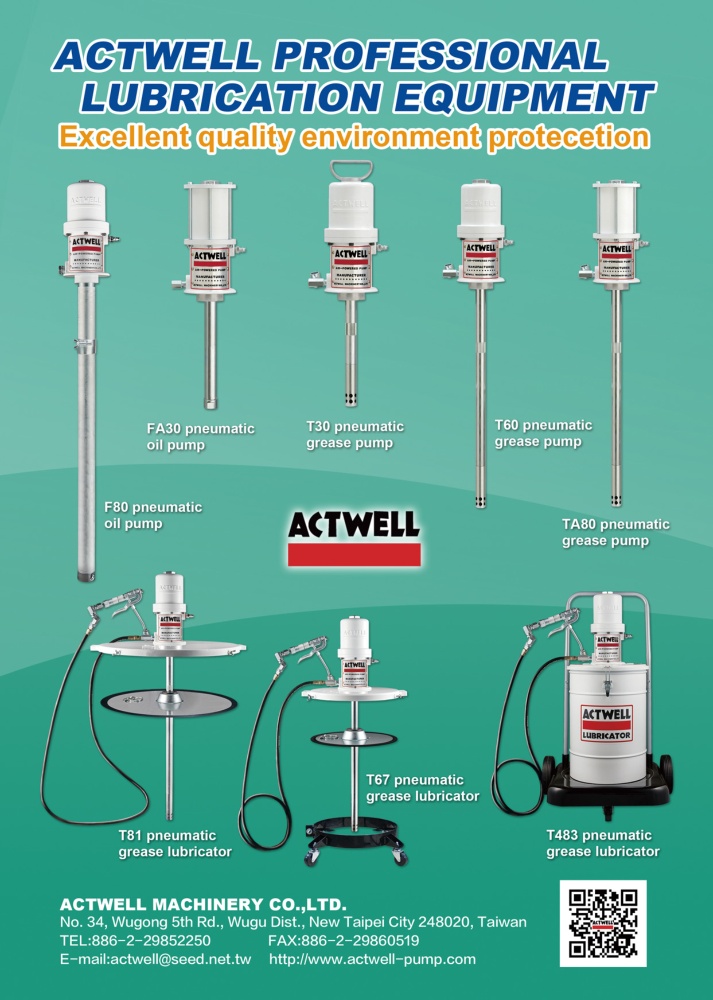 TTG-Taiwan Transportation Equipment Guide ACTWELL MACHINERY CO., LTD.