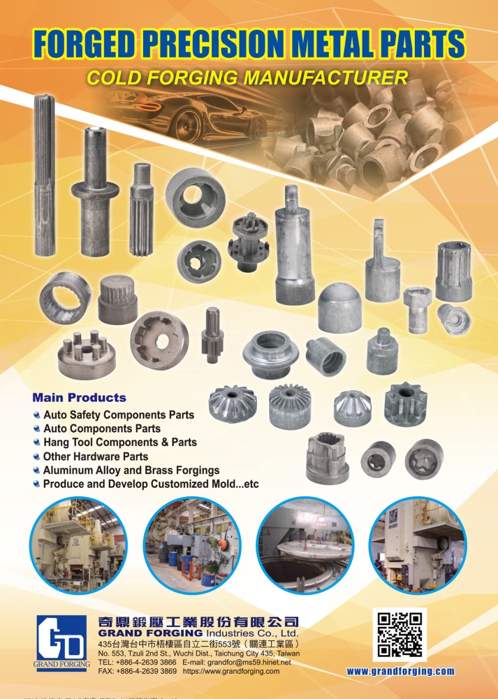 TTG-Taiwan Transportation Equipment Guide GRAND FORGING INDUSTRIES CO., LTD.
