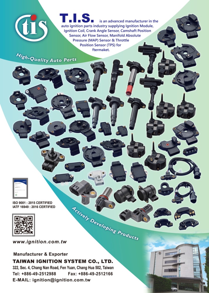 TTG-Taiwan Transportation Equipment Guide TAIWAN IGNITION SYSTEM CO., LTD.
