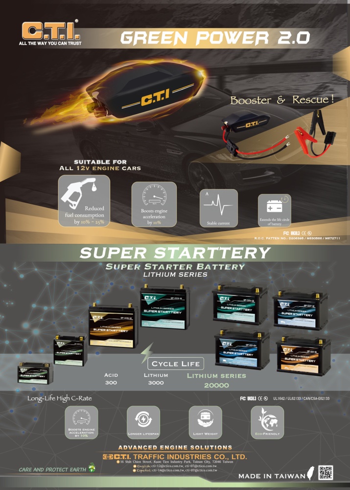 TTG-Taiwan Transportation Equipment Guide C.T.I. TRAFFIC INDUSTRIES CO., LTD.