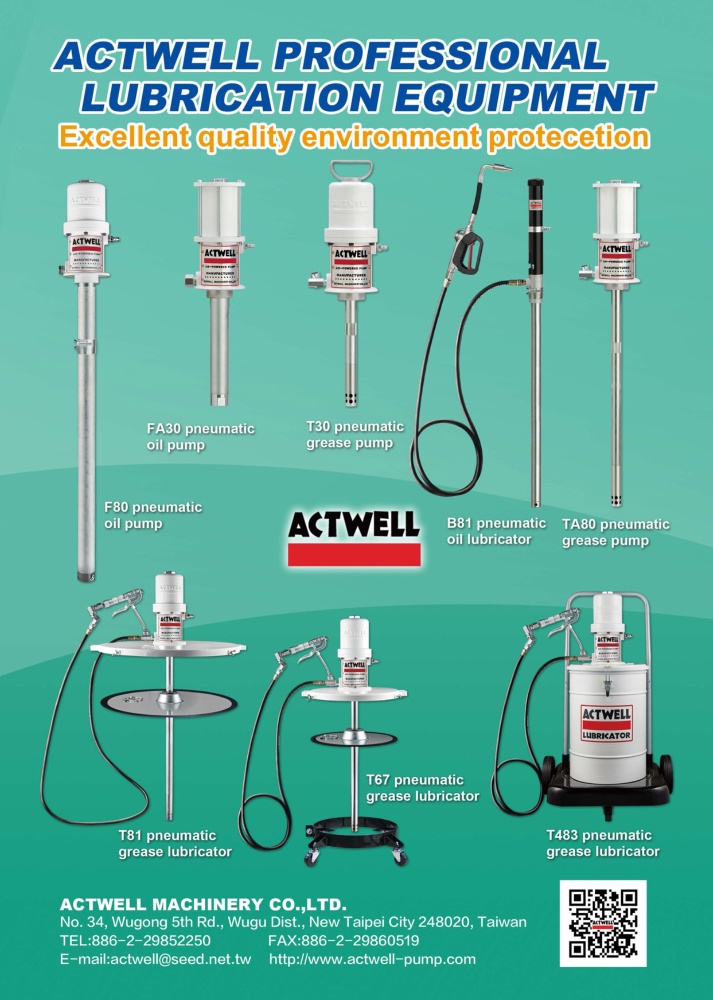 TTG-Taiwan Transportation Equipment Guide ACTWELL MACHINERY CO., LTD.