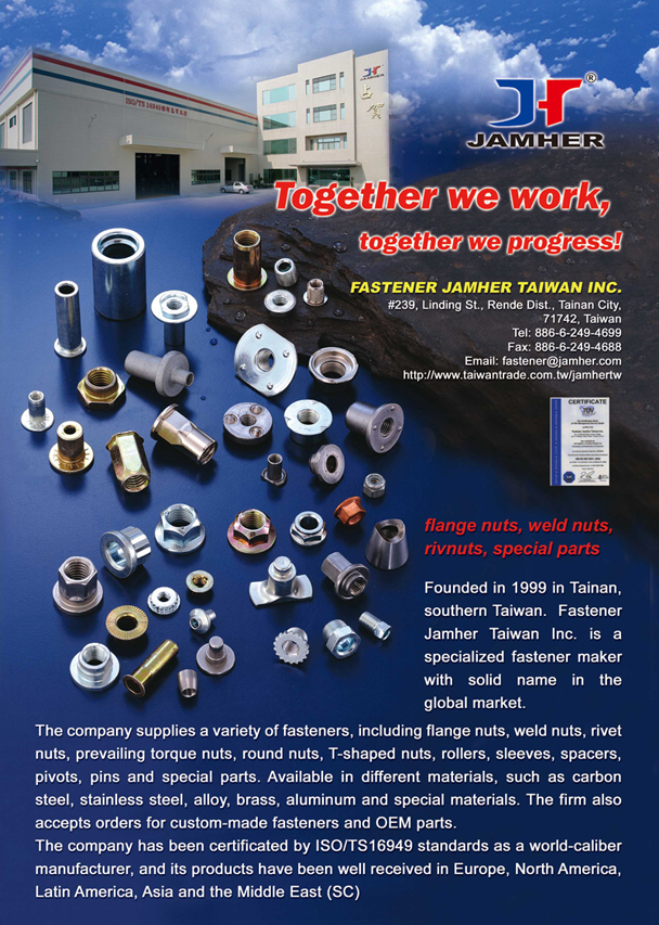 FASTENER JAMHER TAIWAN INC.