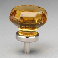 Glass Octagon Knob