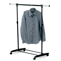 Single-rail Height-adjustable Garment Rack