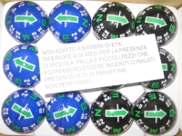 40MM COMPASS SLIDING BALL IN BLUE AND BLACK COLOR 