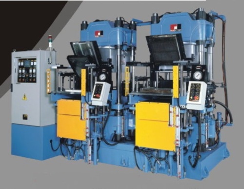 Vacuum Type Compression Molding Machine (With Special Mold-Releasing Mec Hanism)