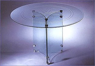 Round Engraved Dining Table Round Engraved Dining Table