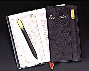 Pocket Note Book with Bookmark Ball Pen
