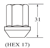 Wheel Nut (1pc)