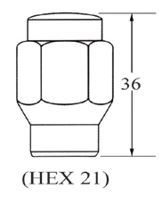 Seat Lug Nut (1pc)