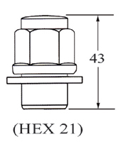 Wheel Nut (2pc)