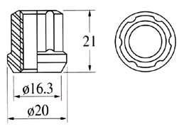 Open End Lug Nut