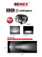 ET-3524 500Lux Ultra Bright E-Bike Front Light ( ECE & StVZO )