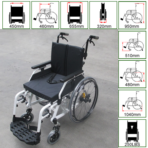 避震輪椅