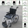 Wheelchair w/shock absorber