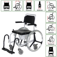 Commode shower chair Commode shower chair