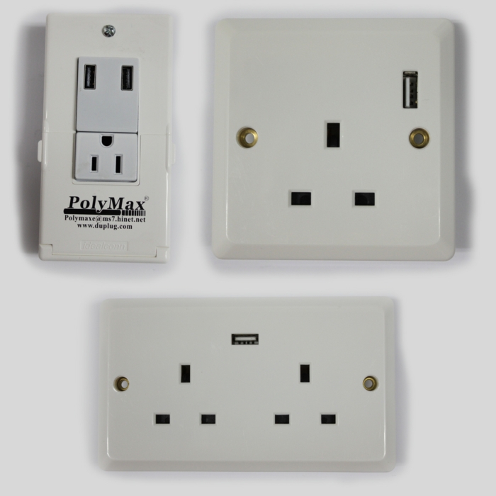 Smart Wall Socket with USB Charger