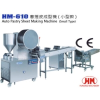 Auto Spring Roll / Pastry Sheet Making Machine