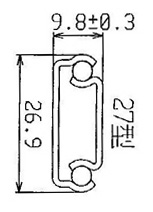 2703 轻型3/4延伸钢珠双排滑轨