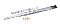 4689 Medium-duty Full Extension Ball Bearing Drawer Slides with Interlock function
