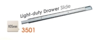 3501 3/4 Extension Medium-duty Double Ball Bearing Drawer Slides