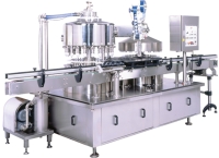Filling, Aluminum foil forming and sealing machine
