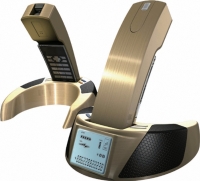 Combined Landline Phone with Bluetooth Handset and Earphone