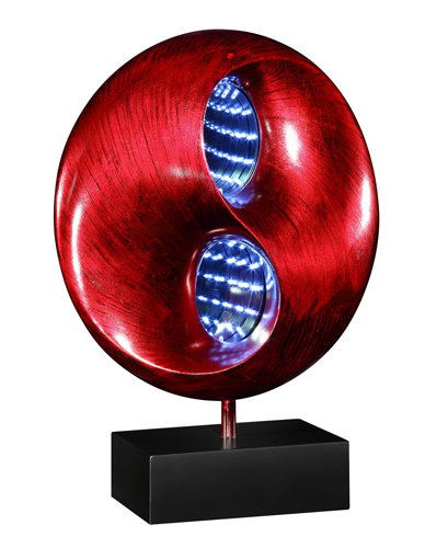 SCULPTURE /LED INFINITY POLY / RED