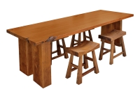 原木桌