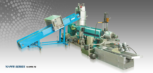 SHREDDER EXTRUDER PELLETIZER COMBINATION EQUIPMENT FOR FILM SHREDDER EXTRUDER PELLETIZER COMBINATION EQUIPMENT FOR FILM