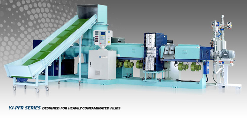 SHREDDER EXTRUDER PELLETIZER COMBINATION EQUIPMENT FOR FILM SHREDDER EXTRUDER PELLETIZER COMBINATION EQUIPMENT FOR FILM