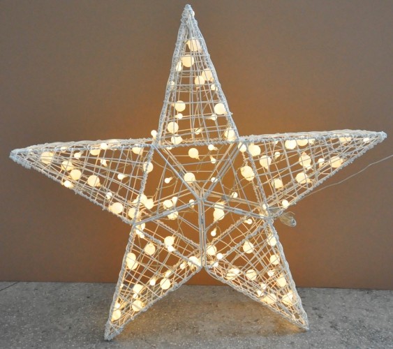3D户外五角星造型灯
