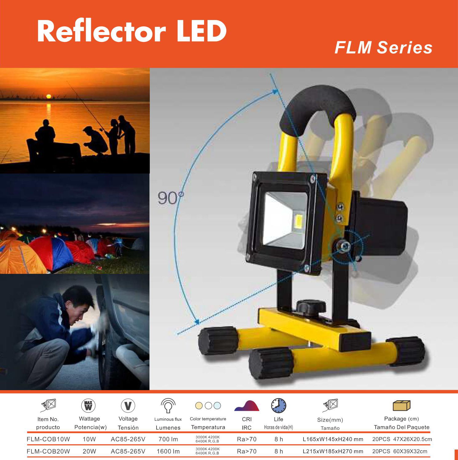 Flood LED COB