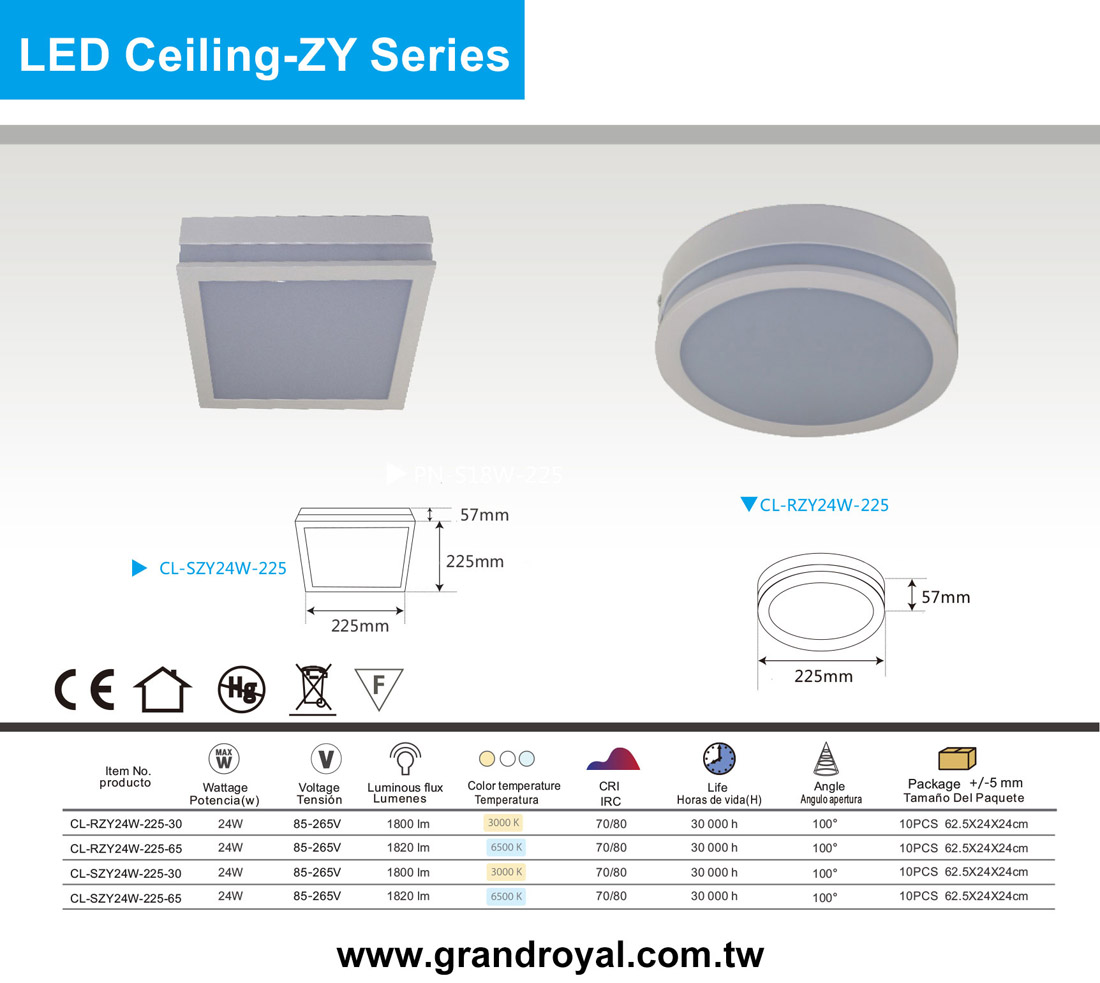 LED Ceiling - ZY Series