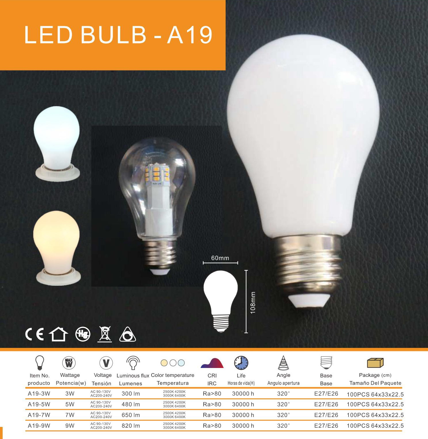 LED BULB A19