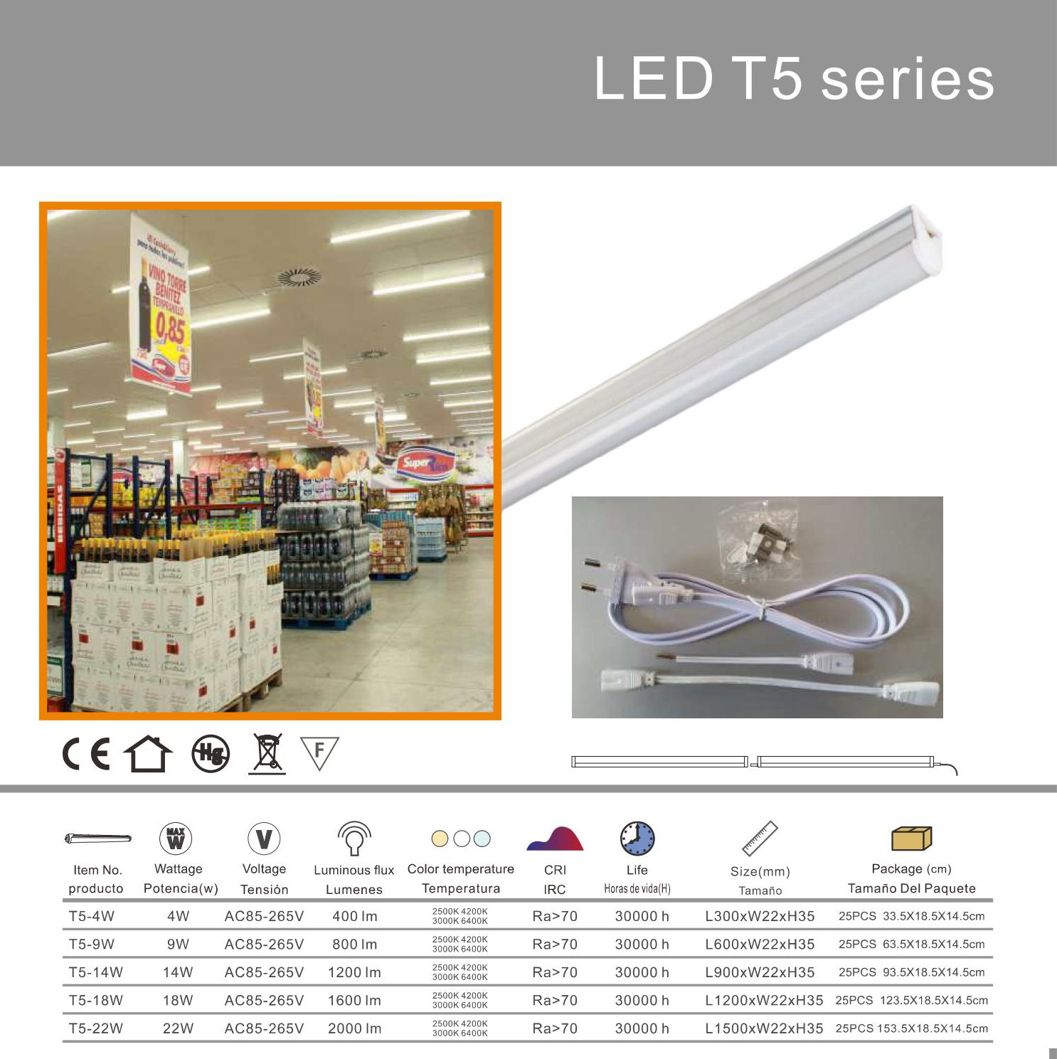 LED T5 series