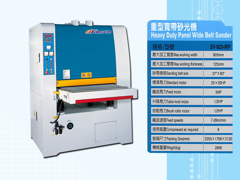 Heavy Duty Panel Wide Belt Sander