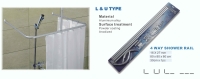 L&U shower curtain rail
